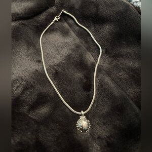 Napier )Elegant Silver Pendant Necklace